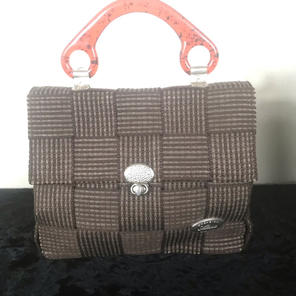 Basket weave handbag Made in Italy
